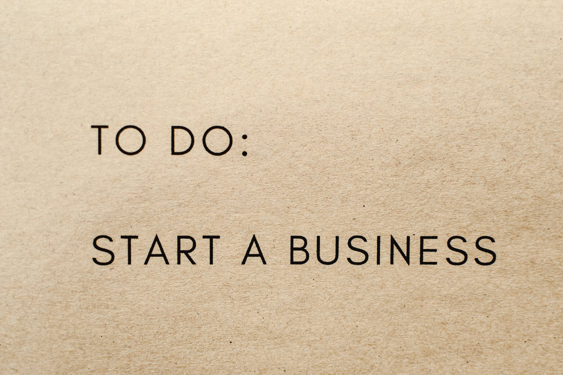 The Start A Business Checklist